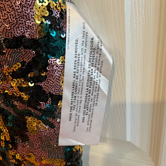 Dress The Population Size Small Sequin Party Dress - Picture 8 of 9